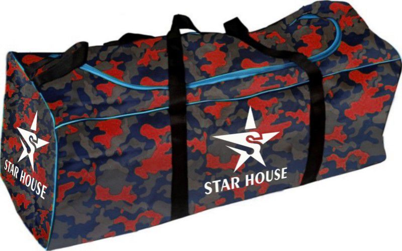 Star House Stylish Long Cricket Kit Bag Full Padded Foam Inside Nylon Material  (Multicolor, Kit Bag)