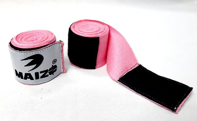 MAIZO Boxing Stretchable 120 Inches Pink Boxing Hand Wrap  (Pink, 120 inch)