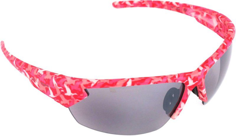 VAST Sport Wrap Around Polycarbonate Cricket Goggles  (Pink)