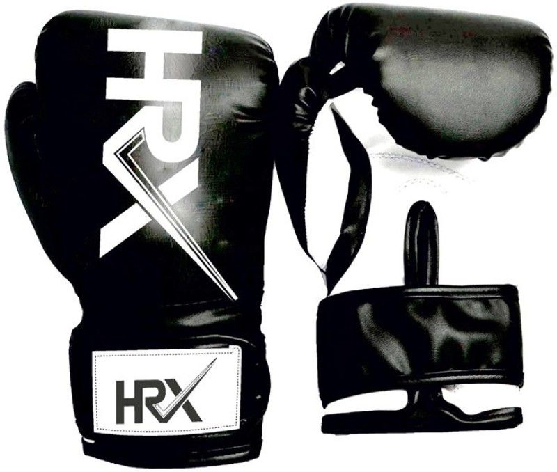 HRX Boxing Gloves for Punching, Sparring, Training Boxing Gloves  (Black)