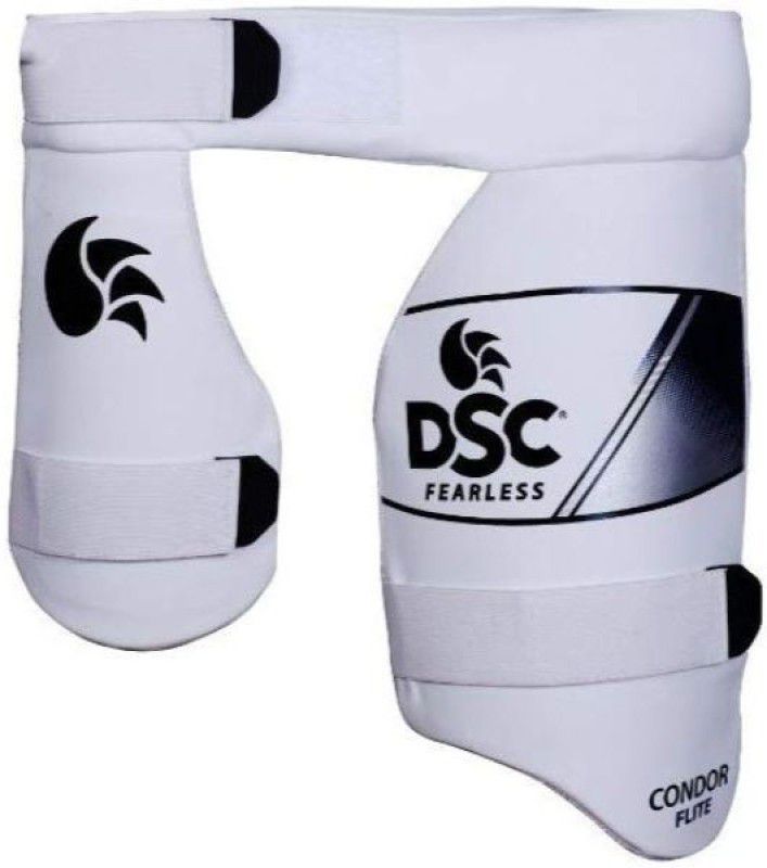 DSC Flite Cricket Thigh Pad Cricket Thigh Guard  (White)