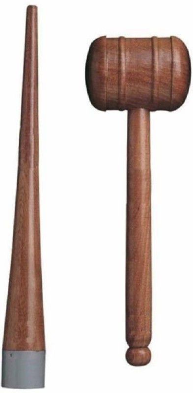 BUY INDIAN MADE Cricket Bat Grip Cone & Knocking Hammer Wood Bat Mallet