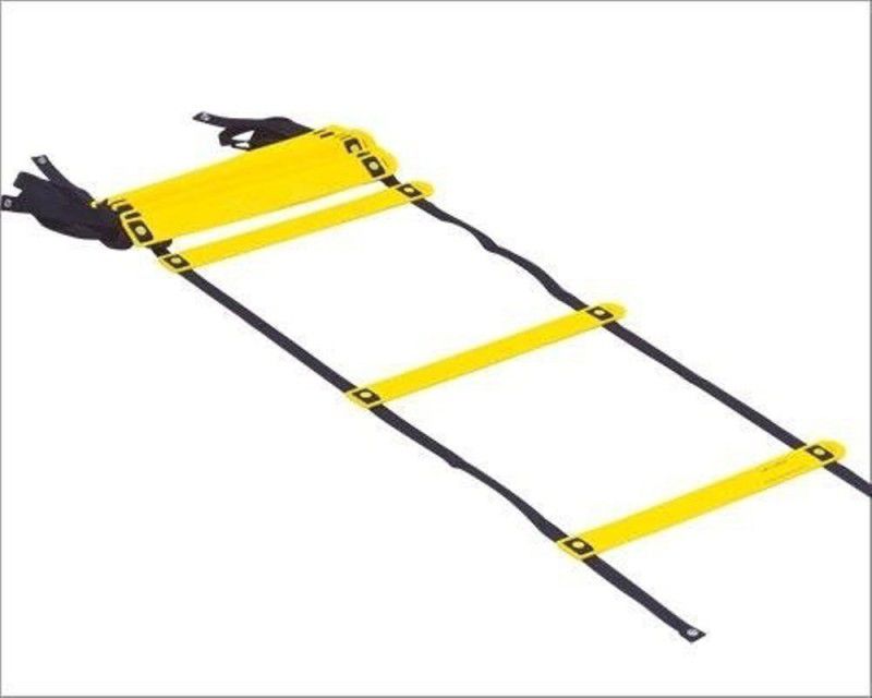 CW CW Agility Ladder Soccer Speed Fitness Feet Sport Training 18-Rung 8M Speed Ladder  (Yellow)