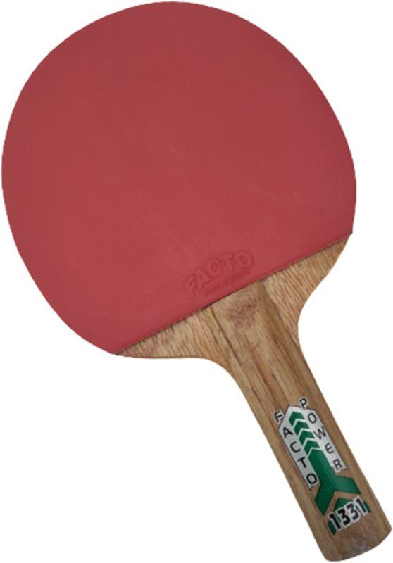 FACTO POWER Red & Black Red, Black Table Tennis Racquet  (Pack of: 1, 160 g)