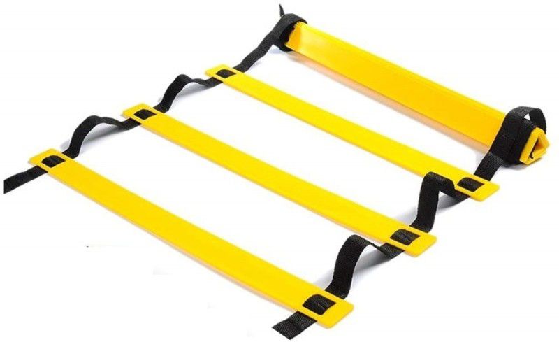 Spocco Meter Fixed Agility Ladder Agility Training Ladder Speed Flat Rung 8 Rungs Speed Ladder  (Yellow)