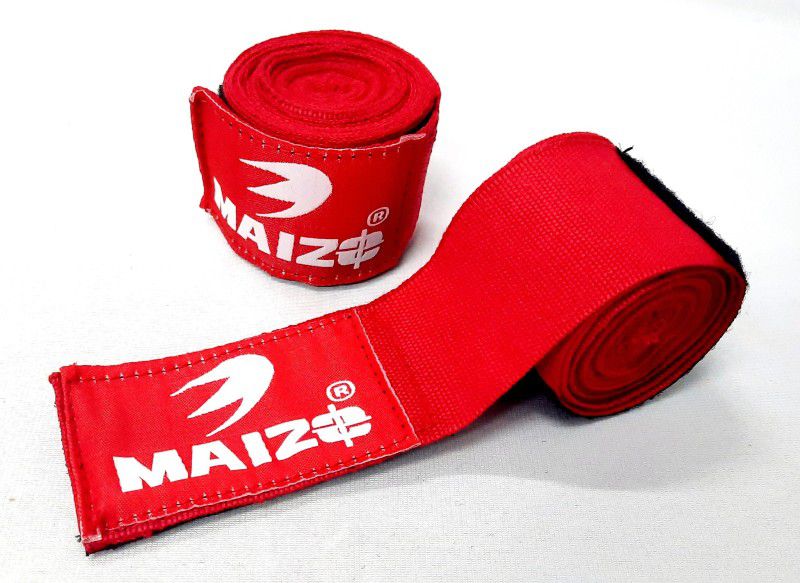 MAIZO Boxing Stretchable 150 Inches Red Boxing Hand Wrap  (Red, 150 inch)
