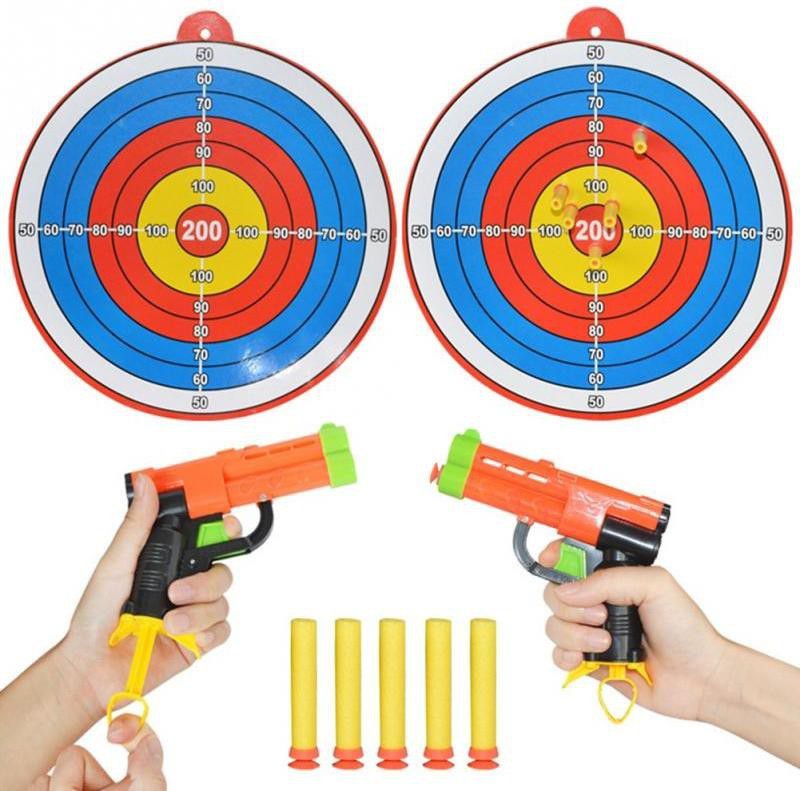 JENY Toilet Dart Target Gun Target Bathroom Toy, Potty Shooter Toilet game set Soft Tip Dart  (Pack of1)