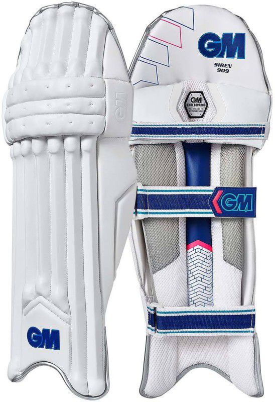 GM Siren 909 Batting Cricket Guard Combo  (White)