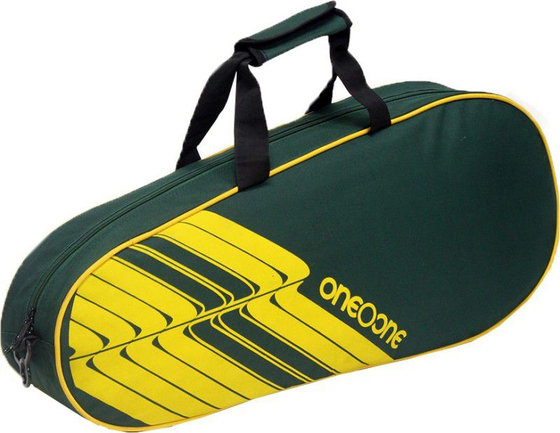 One O One Lines Collection Single Forest Green & Yellow  (Green, Kit Bag)