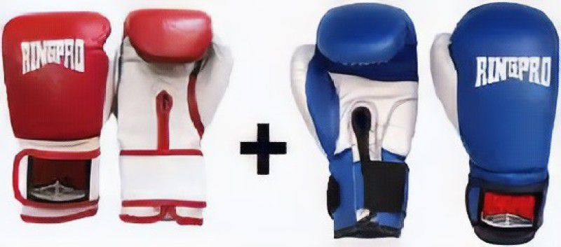 RINGPRO Pre Molded Competition| Training combo Boxing Gloves  (Blue, Red)