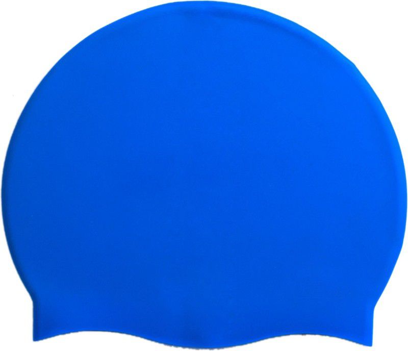 Woody BSC Swimming Cap  (Blue, Pack of 1)
