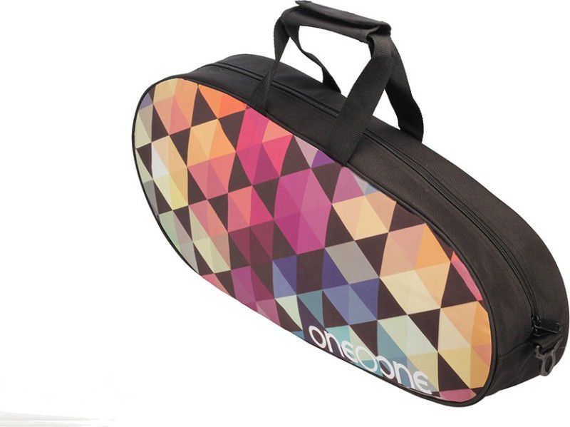 One O One Canvas Collection Single Hexagon - Badminton / Tennis Kitbag  (Multicolor, Kit Bag)