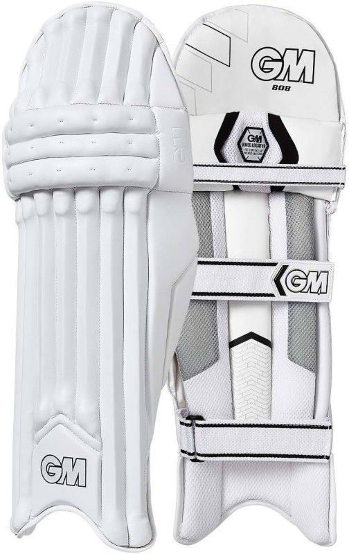 GM 808 Batting Cricket Guard Combo  (White)