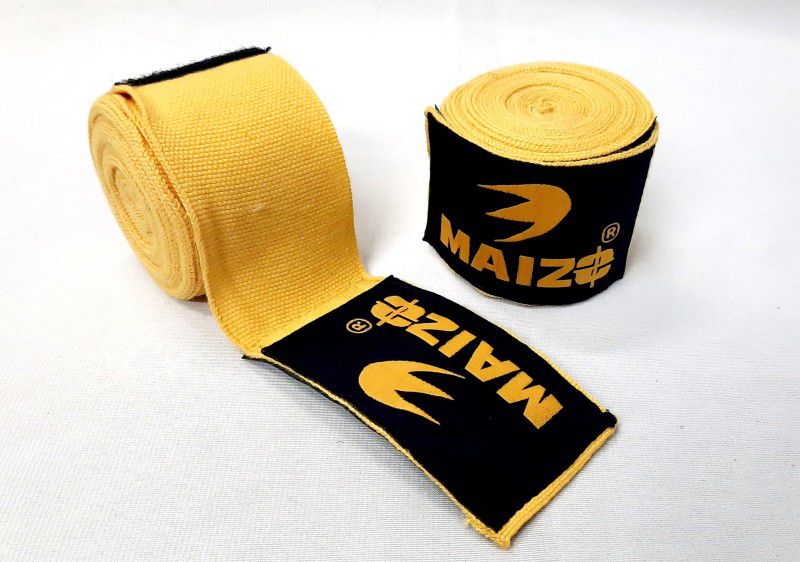 MAIZO Stretchable 150 Inches Yellow Boxing Hand Wrap  (Yellow, 120 inch)