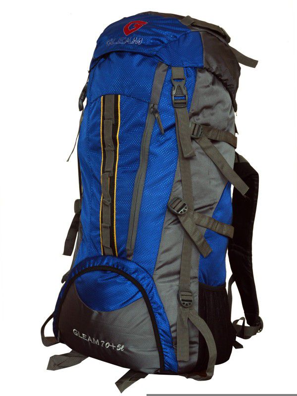 Gleam Mountain Trekking & Hiking  (Blue, Backpack)