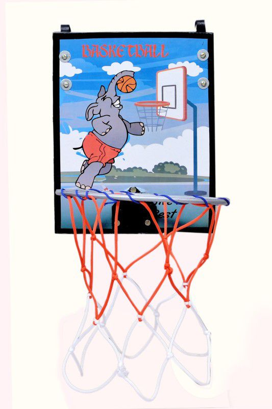 SPORTSHOLIC New Super Hangable Basket Ball Board Ring For Size 3 Basket Ball For Indoor Play Basketball Ring  (3 Basketball Size With Net)