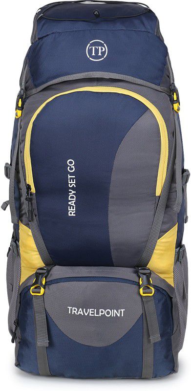 TRAVEL POINT Trekking Bag Hiking Backpack for Travel  (Blue, Rucksack)