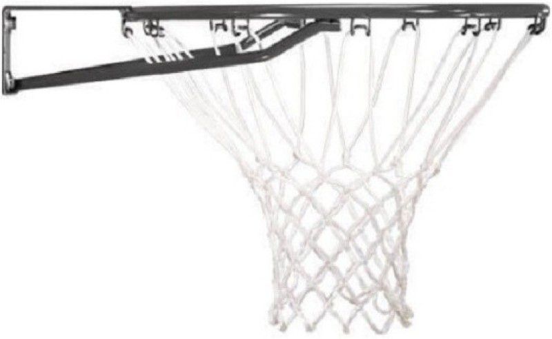 FACTO POWER With Net, Black Color, 8 mm., Basketball Ring  (7 Basketball Size With Net)