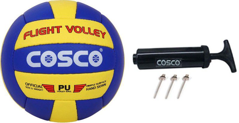 COSCO Flight Volley Size-4 With Pump Volleyball Kit