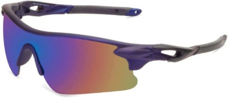 BROSHHA Blue and Black Sports Goggles/ Sunglasses Cricket Goggles