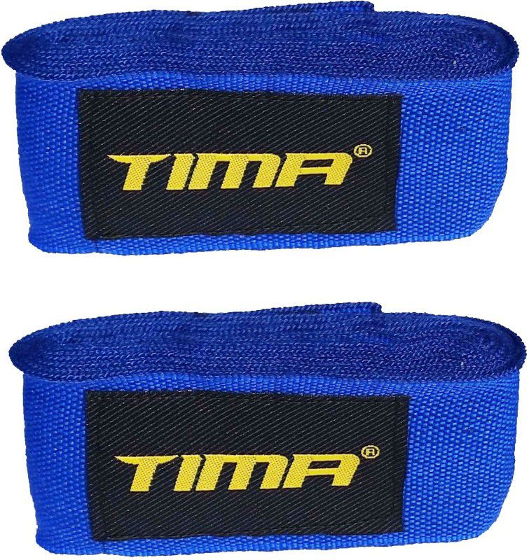TIMA Elastic Cotton Handwraps-Boxing, Kickboxing, MMA Training Workout, Mexican Bandage Black Boxing Hand Wrap  (Black, 108 inch)