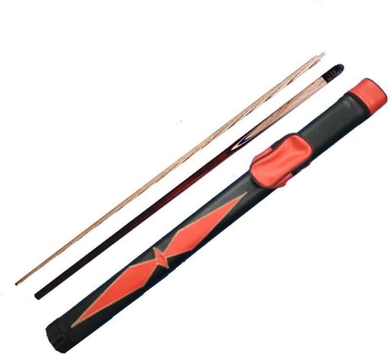 JBB COMBO OF HALF PROFESSIONAL CUE WITH RED CUE COVER JBBC137 Pool, Snooker Cue Stick  (Wooden)