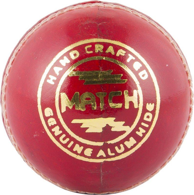 MAYOR MATCH Cricket Leather Ball  (Pack of 1, Red)
