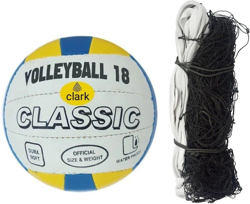 clark 0998 classic with one side tape volleyball net Volleyball Kit