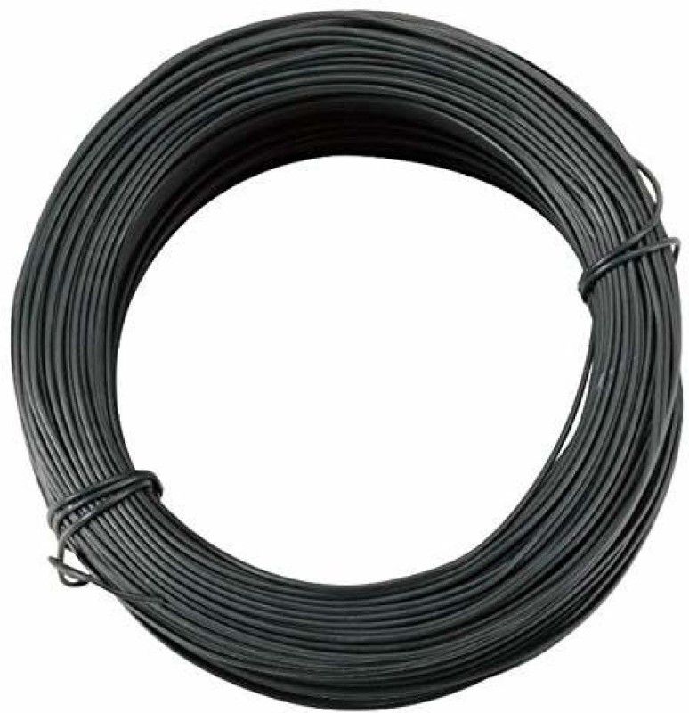YATRI PVC Coated Wire for Drying Clothes/Wire for Laundry,Terrace,Balcony(L-20m, D-2mm Climbing Quickdraw  (Black)
