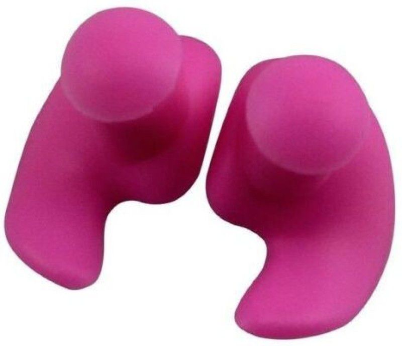 james Waterproof Swimming Professional Silicone Earplugs for Adult & Children Diving Ear Plug  (Pink)
