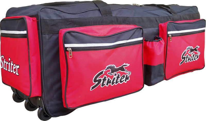 Giftadia 42 Inch Cricket/Hockey/Football/Travel Trolley Kit Bag With Wheels-Red  (Multicolor, Wheeler)