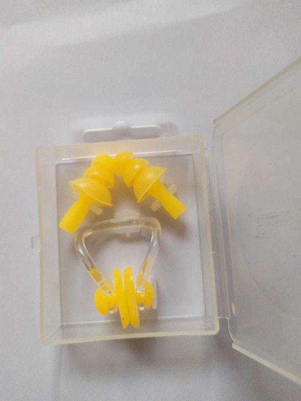 dpays Nose and Ear Water Protector Nose Clip and Ear Clip for Swimmer EP51 Ear Plug & Nose Clip  (Yellow)