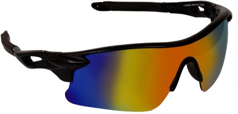 CRROPS Sports Goggles (Black) for Cricket/ Running/ Cyclling Cricket Goggles