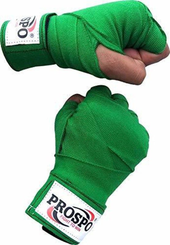 PROSPO Mexican Boxing Hand Wraps, Stretch wrap, Hand Wraps -180 inch(4.5 Meter, Green) Boxing Hand Wrap  (180 inch)