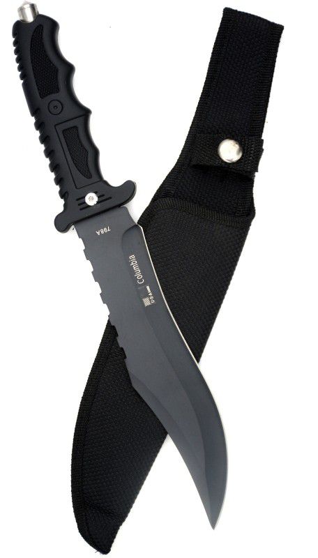 HIKING ZONE 798 Fixed Blade Knife, Knife, Pocket Knife, Combat Knife, Survival Knife, Boot Knife, Campers Knife, Butterfly Knife, Dagger, Diver's Knife, Pocket Saw  (Black)