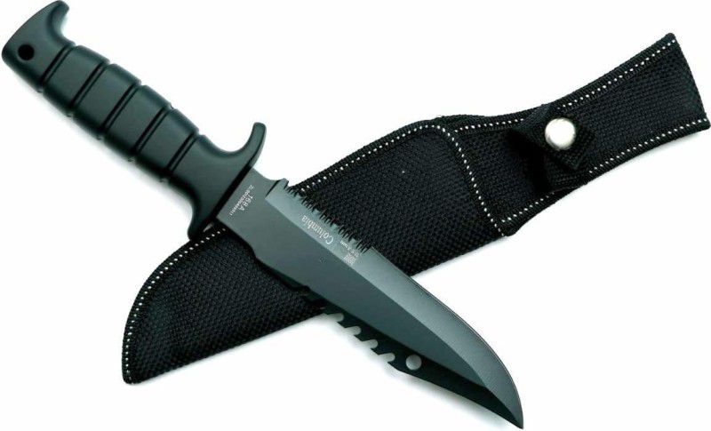 Shah Handicrafts 168 Fixed Blade Knife, Knife, Throwing Knife, Survival Knife, Pocket Knife, Campers Knife, Knife  (Black)