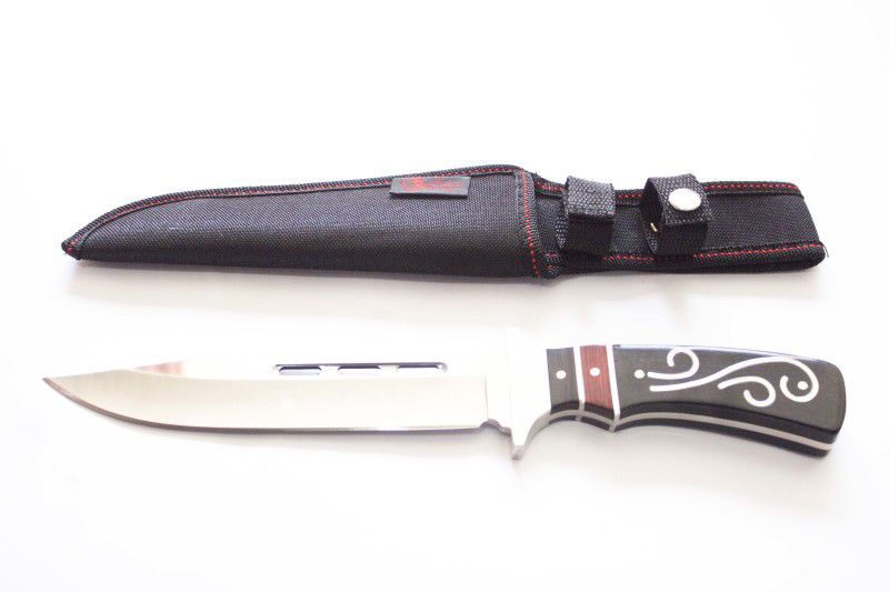 MORROSSO SA21 Knife, Diver's Knife, Pocket Knife, Throwing Knife, Combat Knife, Survival Knife, Fixed Blade Knife, Boot Knife, Campers Knife, Knife Sharpener  (Silver)