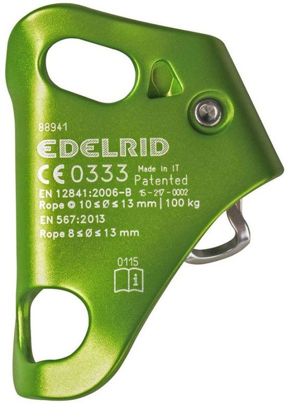 EDELRID Wind Up Oasis Descender Assisted Braking Belaying Device  (Green)