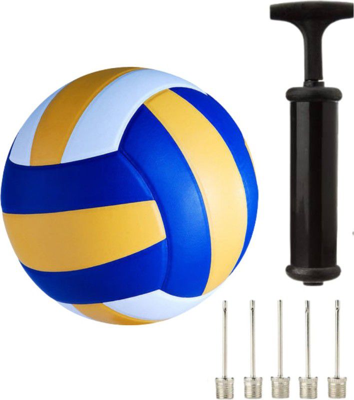 R45 Volleyball with classic color with pump and 5 metal pin Volleyball Kit