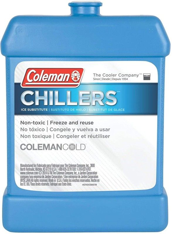 COLEMAN Ice Substitute (Hard) - Small Ice Substitute Hard Small Ice Chiller  (Blue, 1 L)