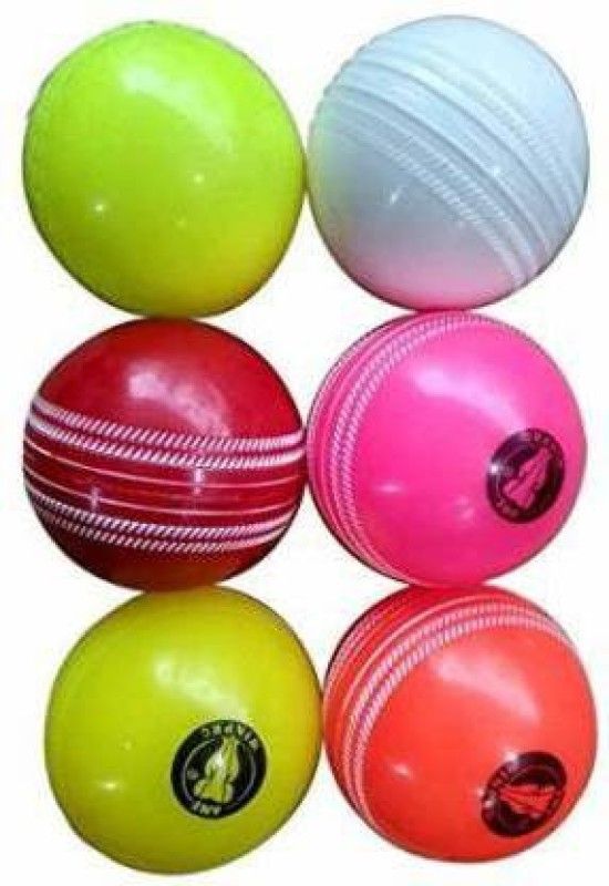 RIO PORT Synthetic Cricket Wind Balls (Multicolour, Standard) Pack of 3, Cricket Synthetic Ball  (Pack of 3)