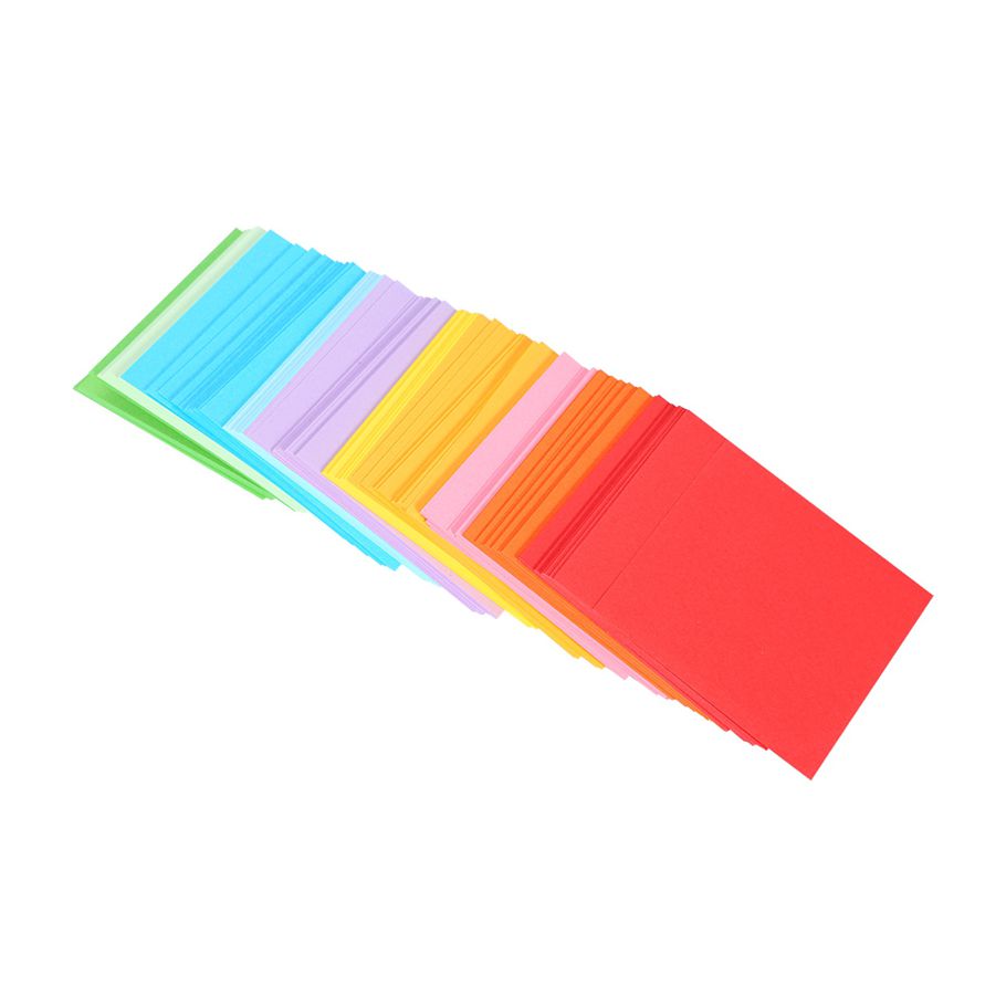 1 Pack 520 pcs Folding Paper Colorful Double Sided Origami Crane Craft Sheets 7x7 cm