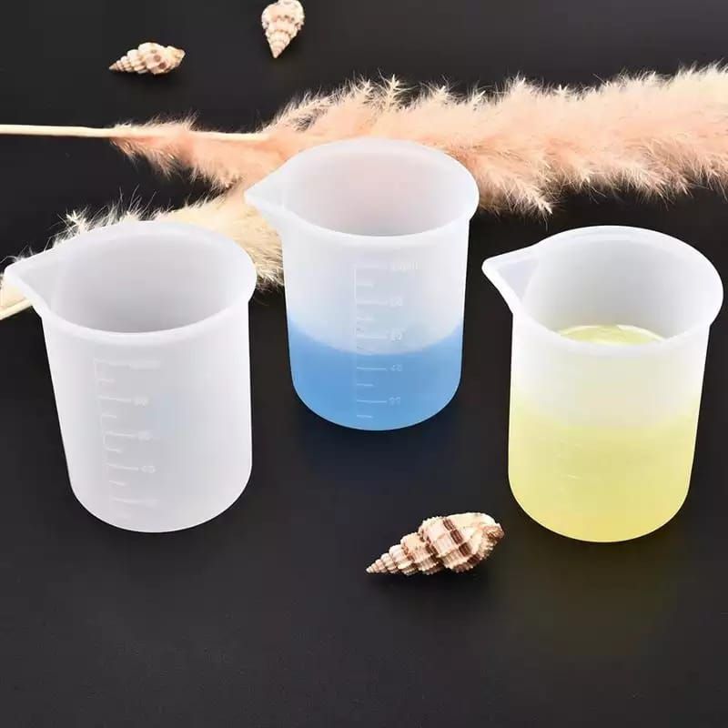 100ML Cup  Kitchen Measuring Cup With Clear Scales Resin Craft Silicone Resin Glue DIY Tool Jewelry Make Practical Good Grips Measuring Tool