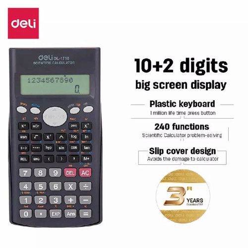 Deli E1710 Scientific Calculator