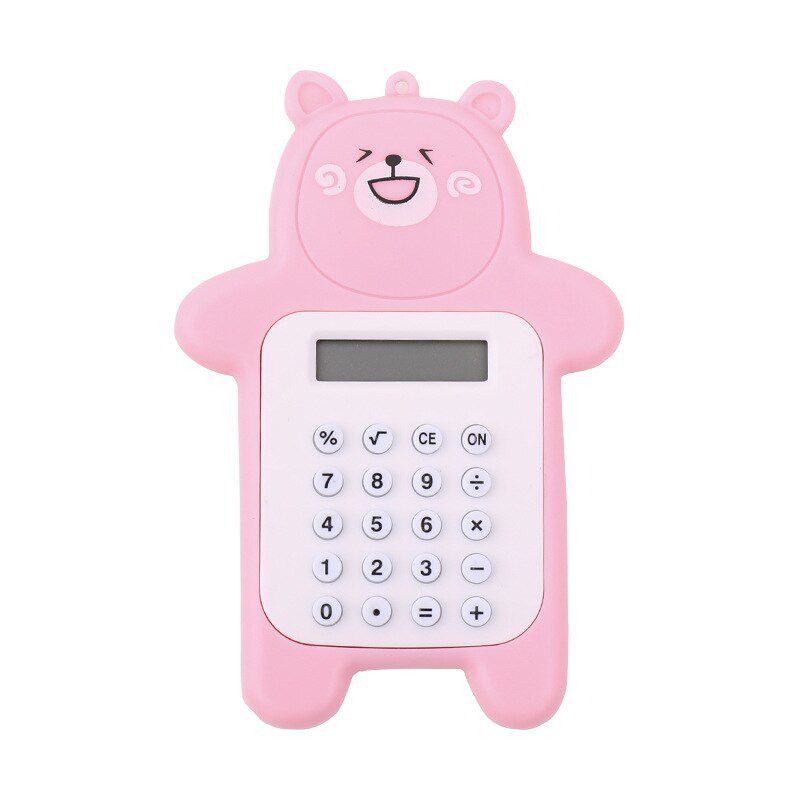 Cartoon Bear Calculator 8 Digits Display for Office School Supplies