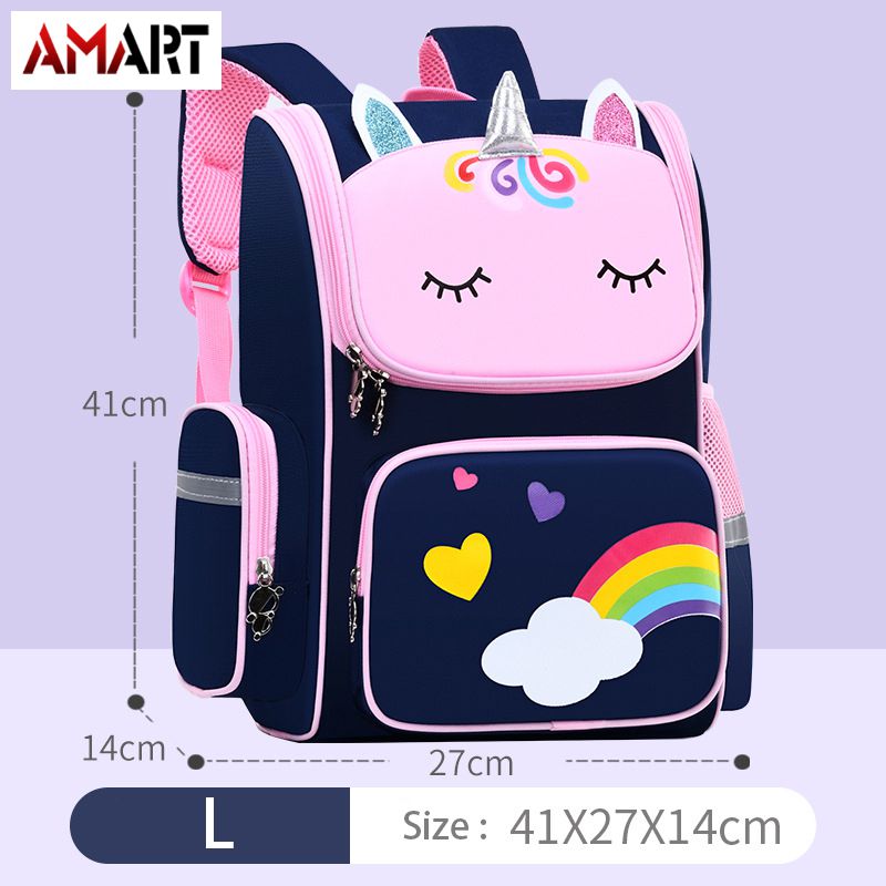 Large Capacity School Backpack Children\'s Backpack Cute Cartoon Print for Student