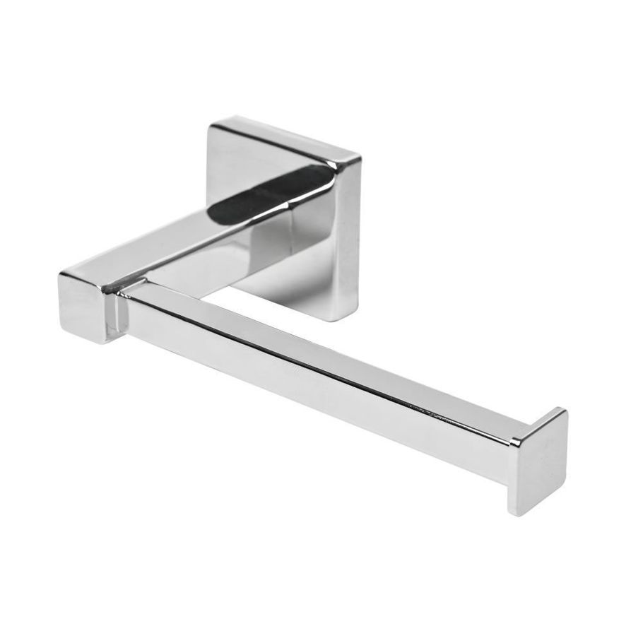 Chrome Square Bathroom Tet Roll Holder. Wall Mounted Tet Roll(null).