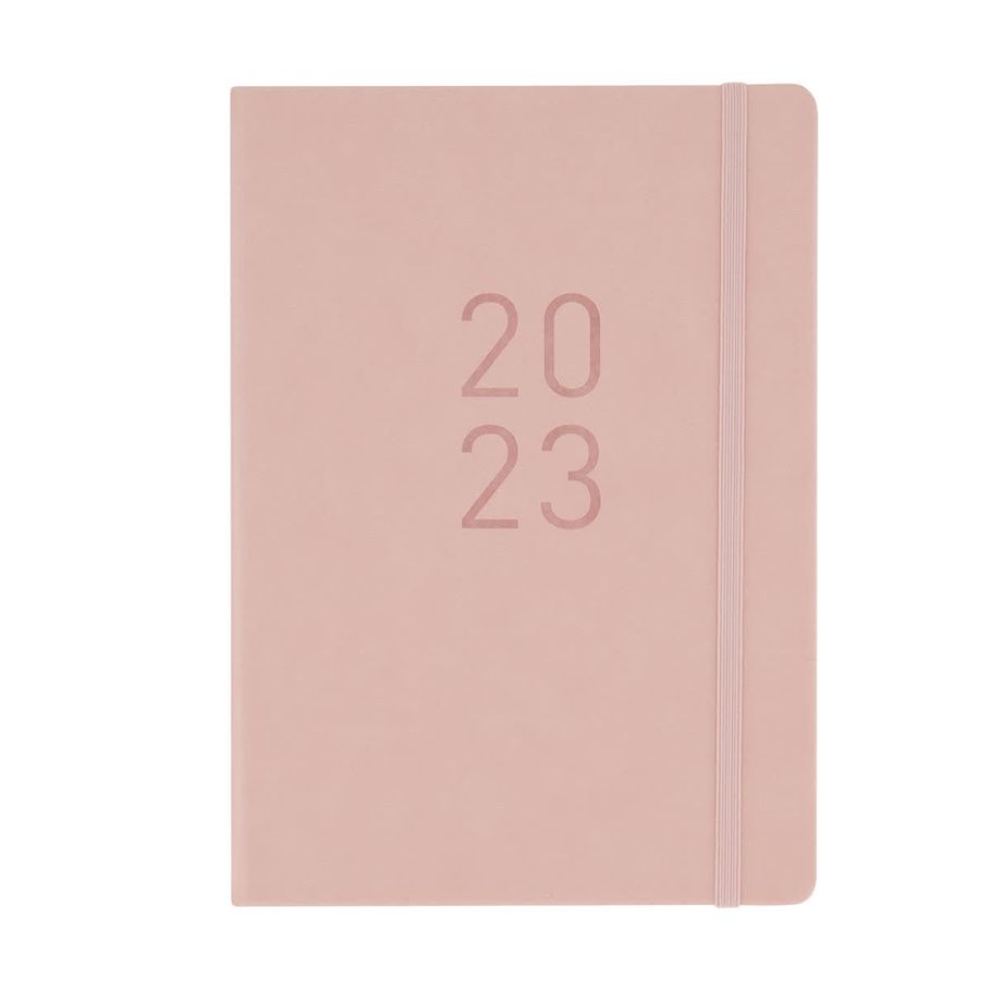 2023 A5 Weekly Diary - Pink