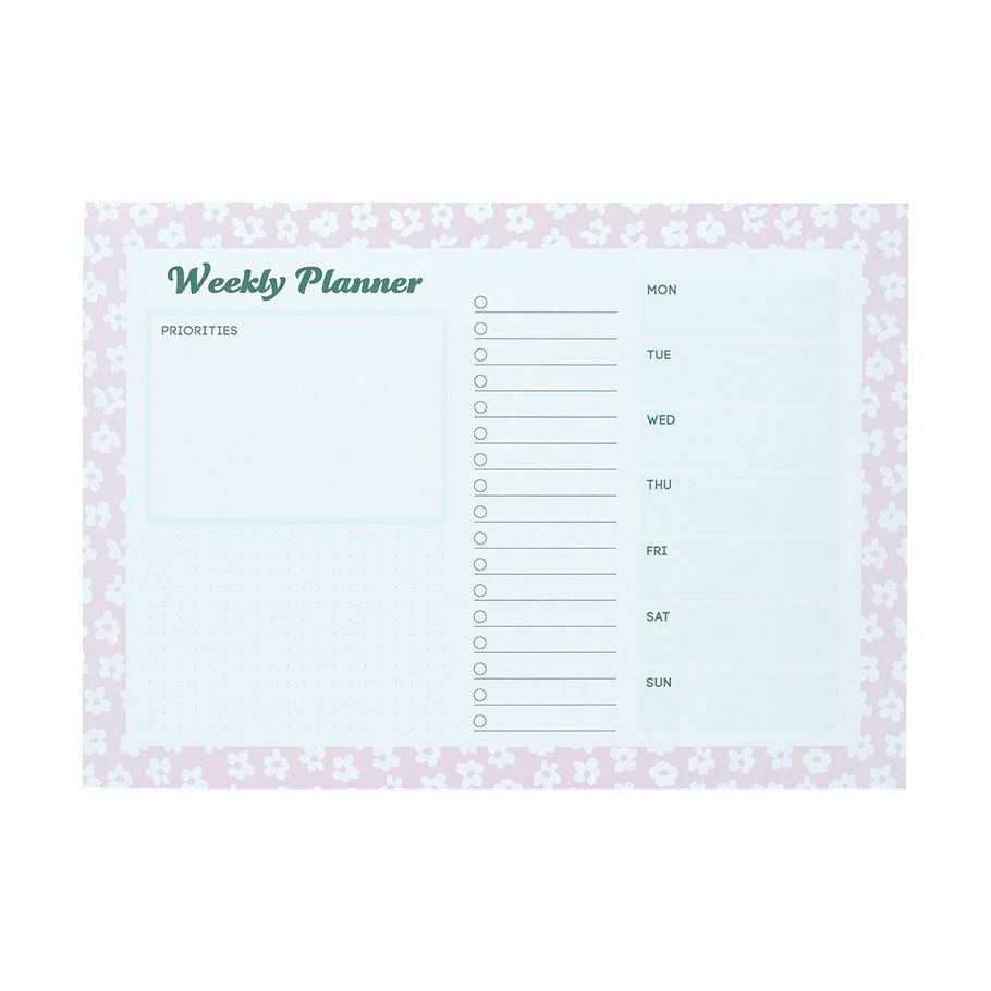 A4 Weekly Planner Pad