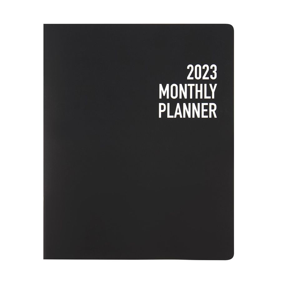 2023 Monthly Planner - Black